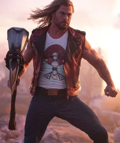 Thor Love And Thunder Leather Vest