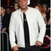 Vin Diesel White Leather Jacket