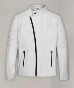 Vin Diesel White Leather Jacket