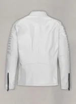 Vin Diesel White Leather Jacket