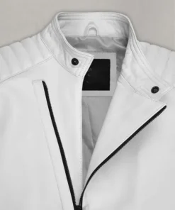 Vin Diesel White Leather Jacket
