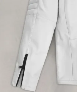 Vin Diesel White Leather Jacket