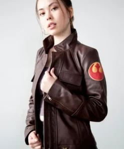 Womens Star Wars Rebel Alliance Leather Jacket