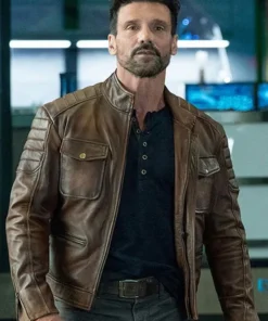 Frank Grillo Boss Level Leather Jacket