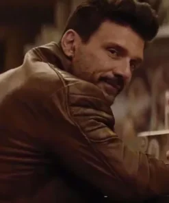 Frank Grillo Boss Level Leather Jacket