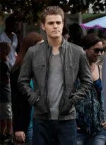 Paul Wesley Vampire Diaries Leather Jacket