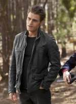 Paul Wesley Vampire Diaries Leather Jacket