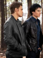 Paul Wesley Vampire Diaries Leather Jacket