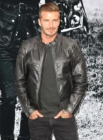 David Black Leather Jacket