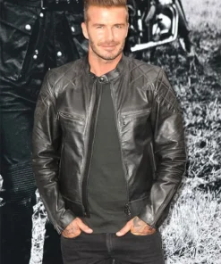 David Black Leather Jacket