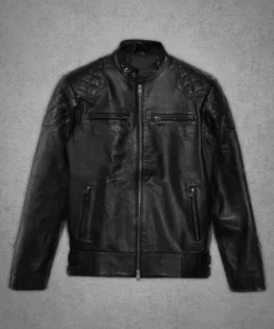 David Black Leather Jacket