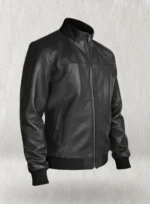 Richard Madden Black Leather Jacket