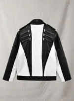 Michael Jackson B&W Leather Jacket