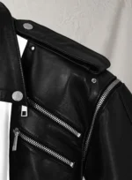 Michael Jackson B&W Leather Jacket