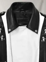 Michael Jackson B&W Leather Jacket