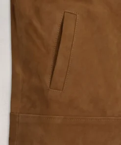 John Krasinski Suede Jacket