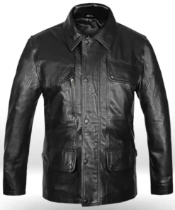 Terminator Genisys Arnold Schwarzenegger Leather Jacket