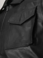 Robert Pattinson 2020 Paris Fashion Show Leather Jacket