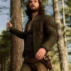 Tom Riley Da Vinci's Demons Dark Brown Leather Jacket