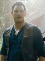 Chris Pratt Jurassic World Fallen Kingdom Leather Vest