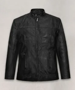 Chris Hemsworth Black Leather Jacket