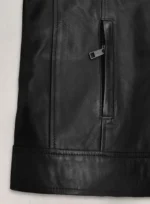 Chris Hemsworth Black Leather Jacket