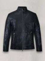 Chris Pratt Blue Leather Jacket