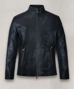  Chris Pratt Blue Leather Jacket