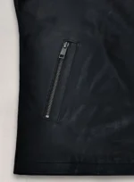 Chris Pratt Blue Leather Jacket