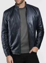 Chris Pratt Blue Leather Jacket