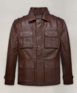 Sebastian Stan A Different Man Leather Jacket