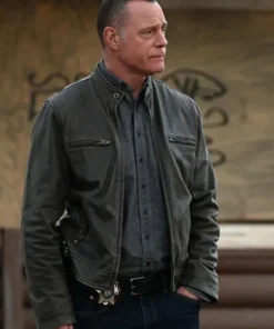 Jason Beghe Chicago PD Leather Jacket