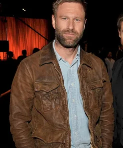 Aaron Eckhart Leather Jacket
