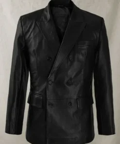 Adrien Brody Leather Blazer
