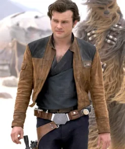 Alden Ehrenreich Solo A Star Wars Story Leather Jacket