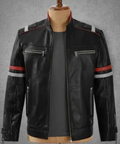 Anders Baasmo Christiansen Asphalt Burning Leather Jacket