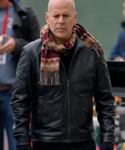 Bruce Willis Red 2 Leather Jacket