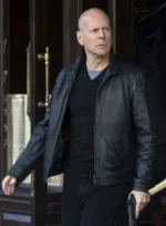 Bruce Willis Red 2 Leather Jacket