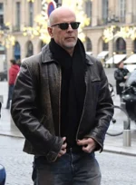 Bruce Willis Surrogates Leather Jacket