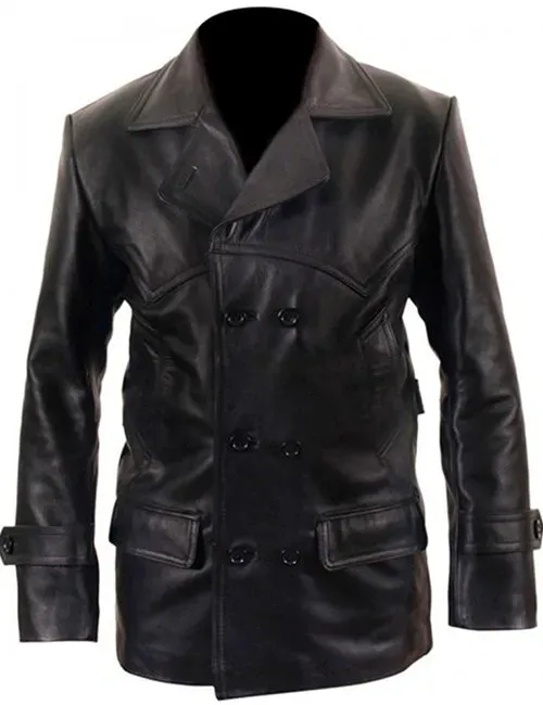 Christopher Eccleston Doctor Who Leather Peacoat