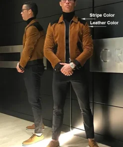 Cristiano Ronaldo Leather Jacket