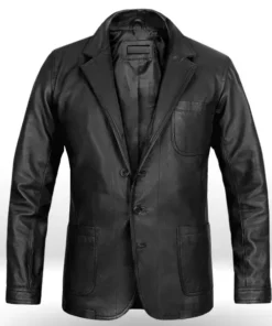 Daniel Craig Leather Blazer