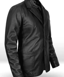 Daniel Craig Leather Blazer