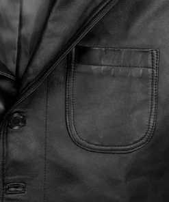 Daniel Craig Leather Blazer