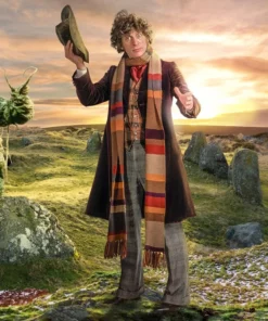 Doctor Who Fourth Doctor Maroon Trench Coat