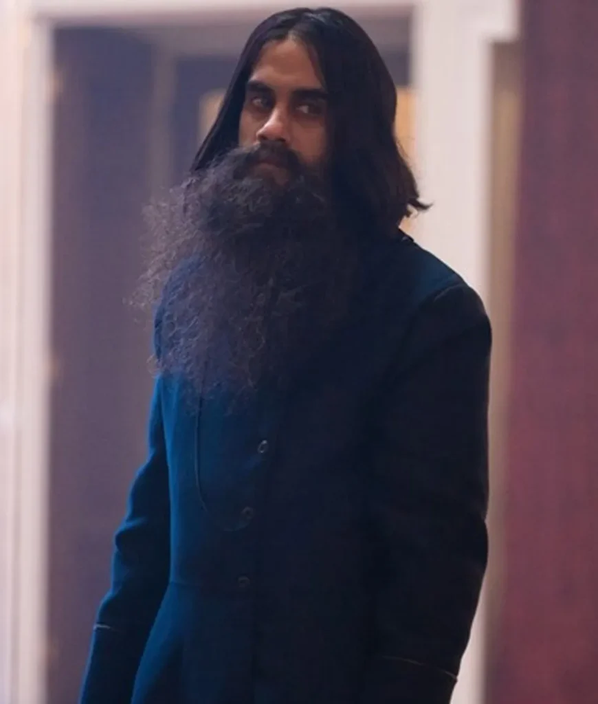 Doctor Who Sacha Dhawan Blue Coat