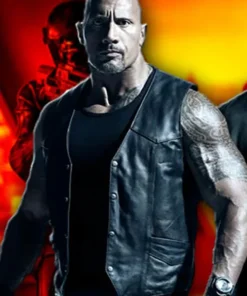 Dwayne Johnson The Fate Of The Furious Leather Vest