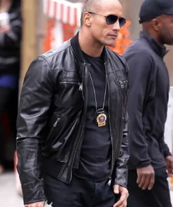 Dwayne Johnson The Other Guys Leather Jacket