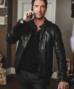 Dylan McDermott Hostages Leather Jacket