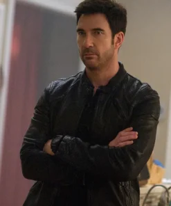 Dylan McDermott Hostages Leather Jacket